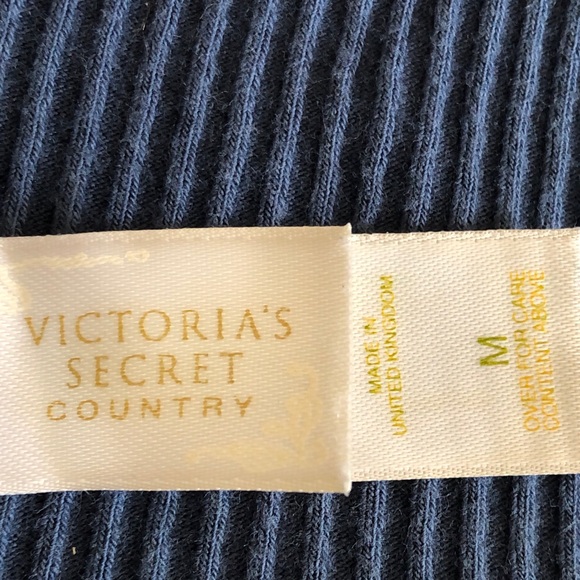 Vintage Y2K Victoria Secrets Country denim stretch crop top bustier - Picture 12 of 16